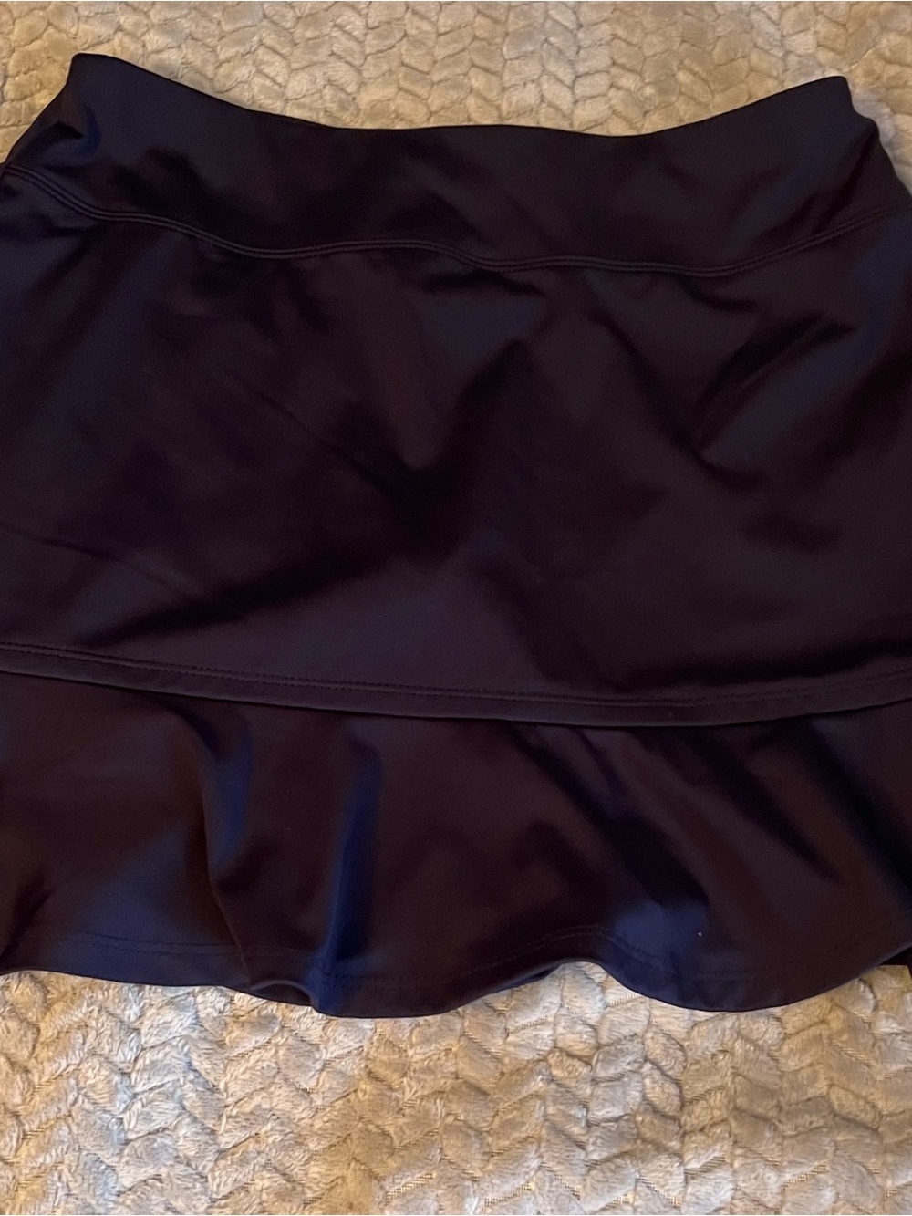 Tommy Bahama Golf Navy Blue Athletic Skort Sz Small Ruffle Hem Performance Skirt
